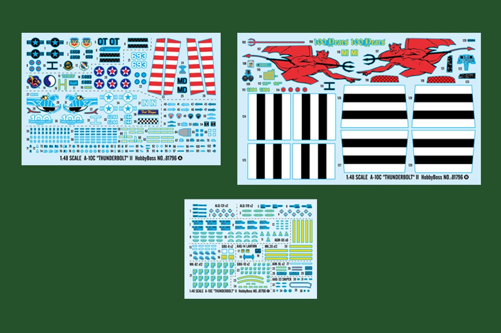 Hobby Boss 81796 A-10C Thunderbolt II américain au 1/48 – immagine 3