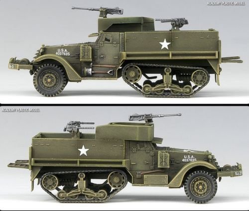 Academy 13408 M3 SEMI-TRACK ET VÉHICULE AMPHIBIEN 1/4 tonne (1/72) – image 5