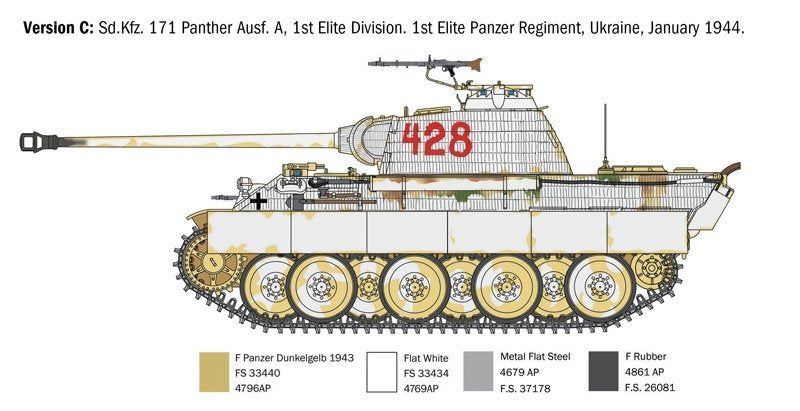Italeri 0270 SD.KFZ. 171 PANTHÈRE AUSF. Un 1/35 – image 5