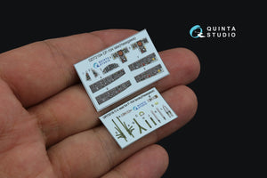 Intérieur imprimé en 3D et coloré sur papier décalcomanie Quinta Studio QD72104 CF-104 (Hasegawa) à l&amp;#39;échelle 1/72 – imagen 6