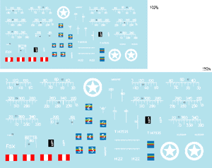 Star Decals 72-A1016 RMASG Sherman. Chars de soutien des Royal Marines en Normandie, échelle 1/72 – immagine 3
