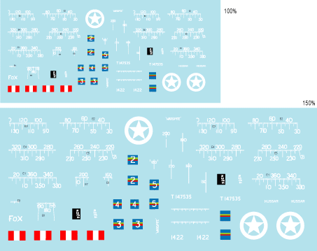 Star Decals 72-A1016 RMASG Sherman. Chars de soutien des Royal Marines en Normandie, échelle 1/72 – immagine 3