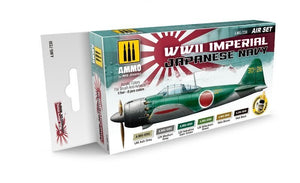 Munitions pour Mig Jimenez 7230, Marine impériale japonaise, Seconde Guerre mondiale, lot de 6 cartouches de 17 ml