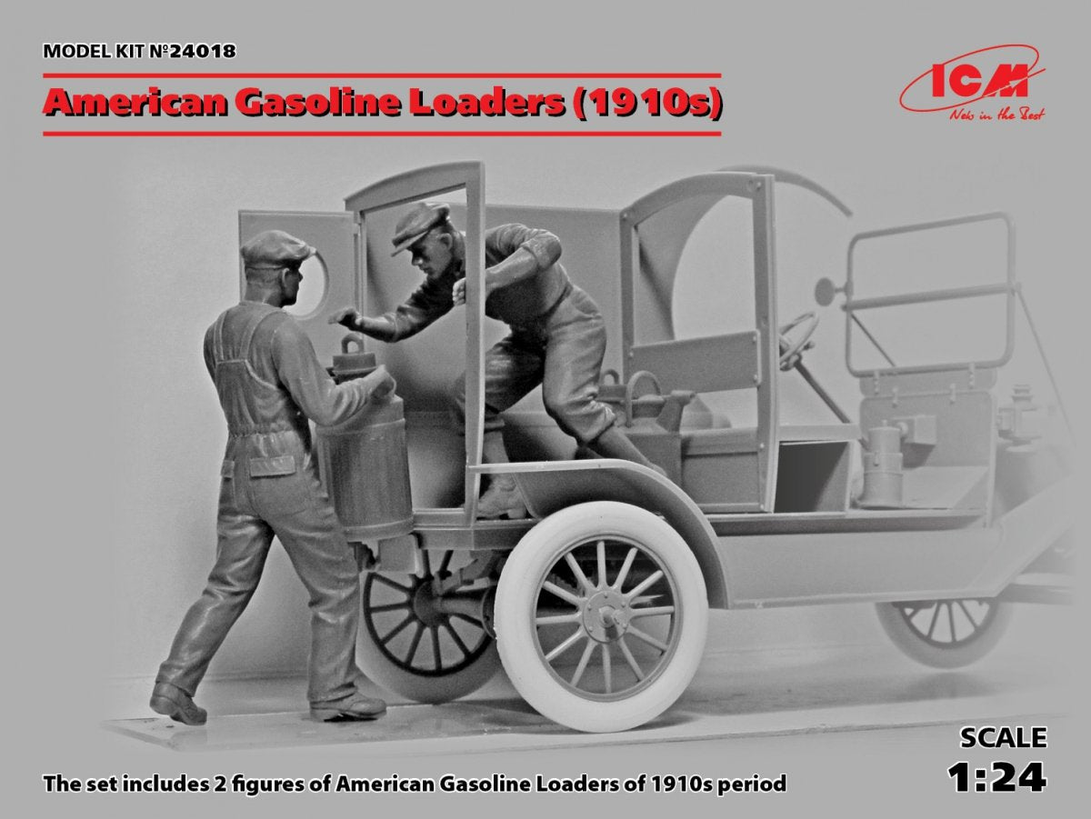 ICM 24018 Chargeurs à essence américains (années 1910) (2 figurines) 1/24 – immagine 2