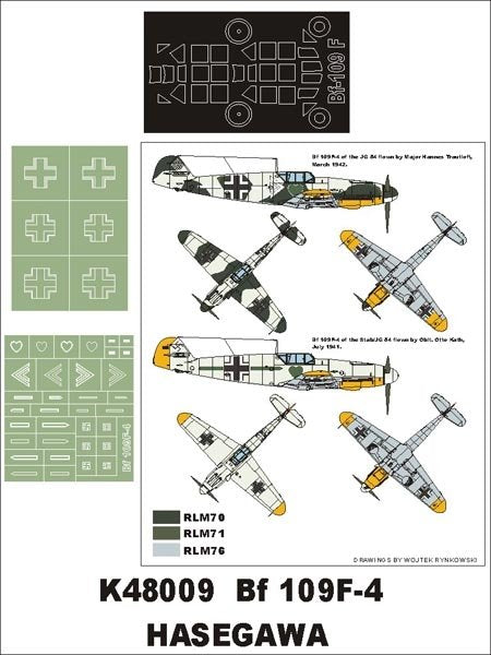 Montex K48009 Bf 109F-4 1/48 