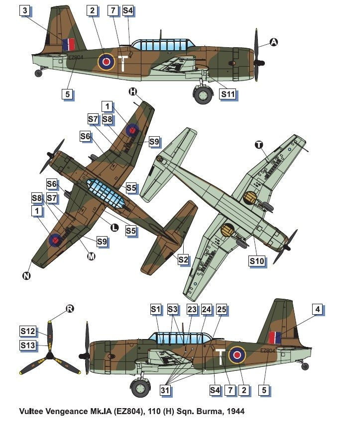 Dora Wings 72038 Vultee A-31 Vengeance 1/72  – image 6