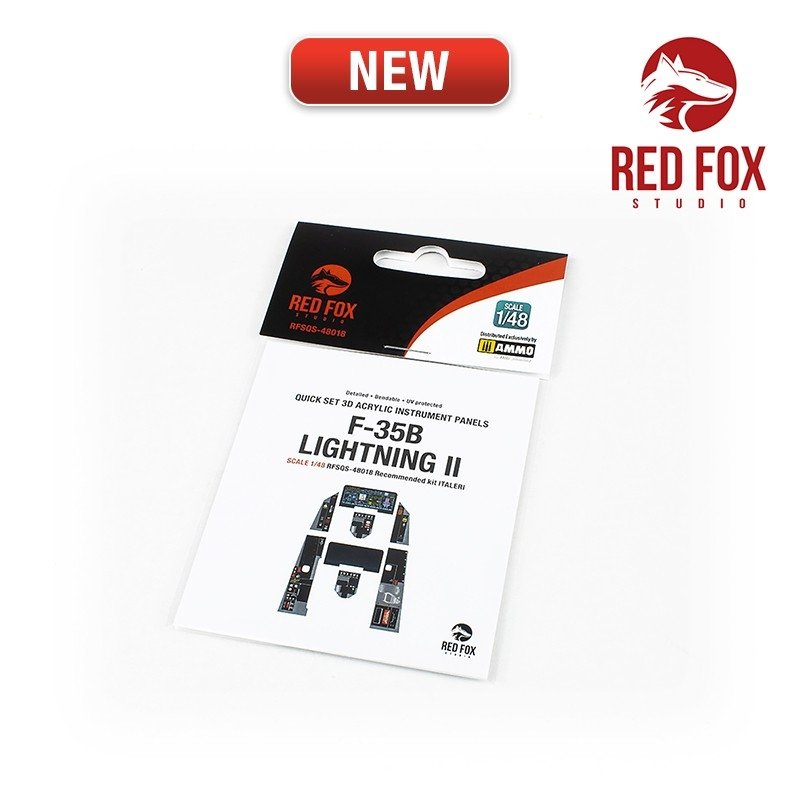 Red Fox Studio QS-48018 F-35B Lightning II (pour kit Italeri) 1/48