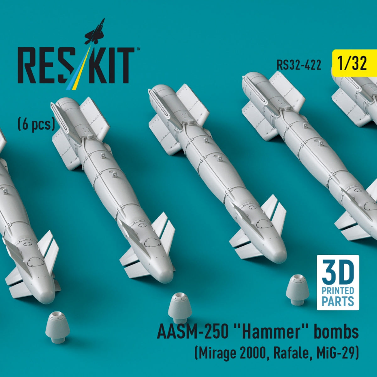 RESKIT RS32-0422 AASM-250 « Marteau » (6 pièces) (Impression 3D) 1/32 – image 2