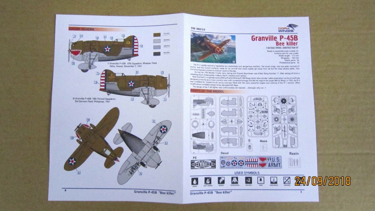 Dora Wings 48010 Granville P-45B Bee Killer 1/48  – image 2