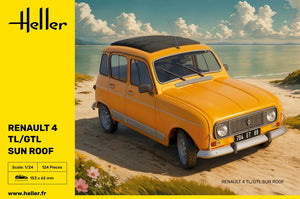 Heller 82704 Renault 4 TL/GTL Toit ouvrant 1/24