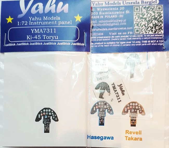 Yahu YMA7311 Ki-45 Toryu pour Hasegawa / Revell-Takara 1/72