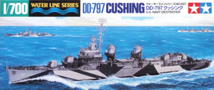 Tamiya 31907 Destroyer DD-797 Cushing de l&amp;#39;US Navy, échelle 1/700