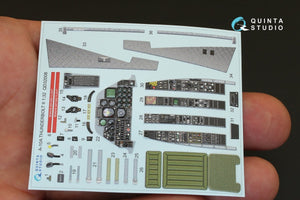 Intérieur imprimé en 3D et coloré sur papier décalcomanie Quinta Studio QD32008 A-10A (pour maquette Trumpeter) 1/32 – immagine 4