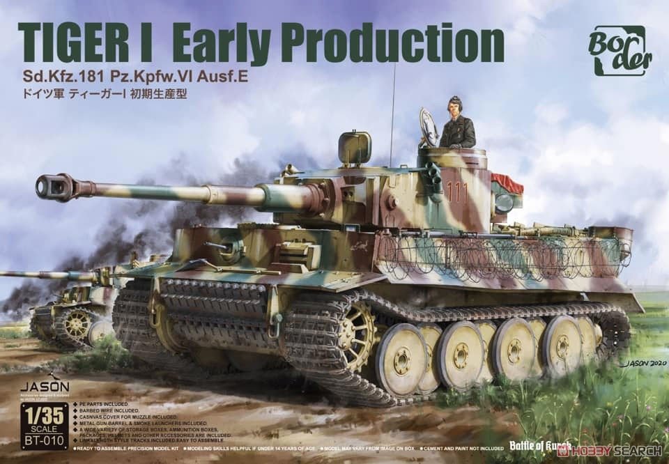 Border Model BT-010 Tiger I Première production Sd.Kfz.181 Pz.Kpfw.VI Ausf.E 1/35