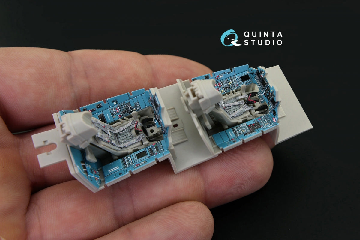 Intérieur coloré imprimé en 3D sur papier décalcomanie Quinta Studio QD48188 Su-30SM (pour kit KittyHawk) 1/48 – image 7