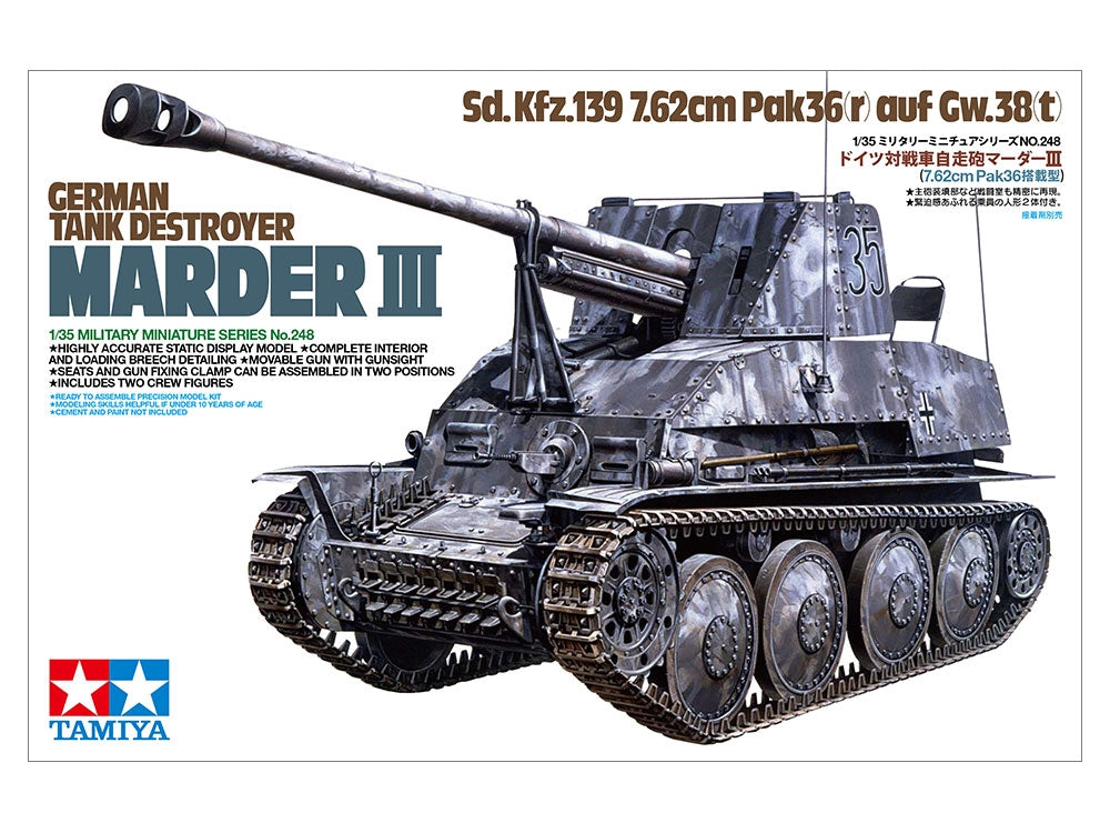 Tamiya 35248 Chasseur de chars allemand Marder III (1/35)  – Bild 2