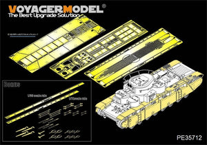 Voyager Model PE35712 Garde-boues/Chenilles pour char lourd russe T-35 de la Seconde Guerre mondiale (pour HobbyBoss 83841) 1/35