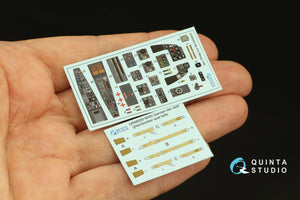 Intérieur imprimé en 3D et coloré sur papier décalcomanie Quinta Studio QD48353 Me 410 (Meng) 1/48  – immagine 4