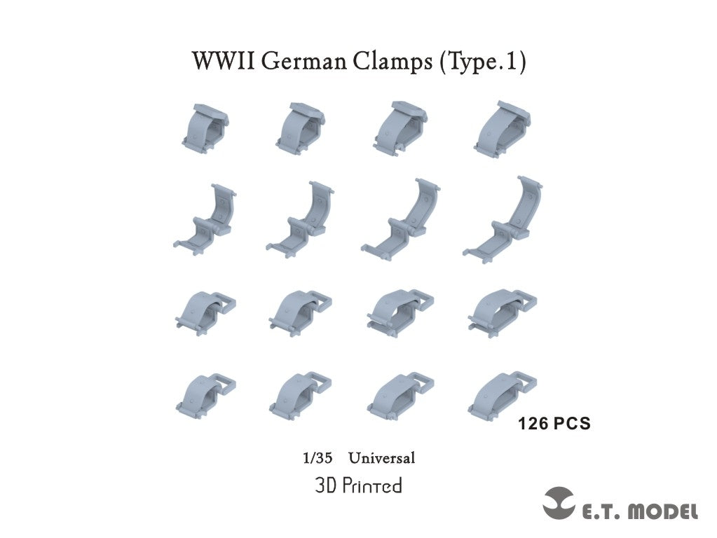 Pinces allemandes ET modèle P35-277 de la Seconde Guerre mondiale (type 1) 1/35