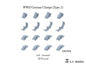 Pinces allemandes ET modèle P35-277 de la Seconde Guerre mondiale (type 1) 1/35