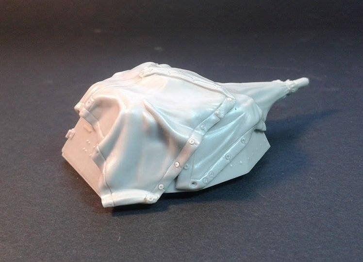 Panzer Art RE35-426 Tourelle de Panhard 178 avec filet de camouflage Zeltbahn 1/35 – Bild 2