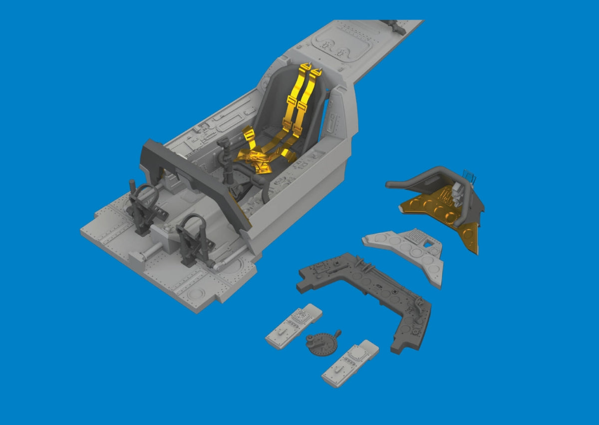 Maquette Eduard 6481104 Fw 190A-4 cockpit (impression Eduard, échelle 1/48) – image 3