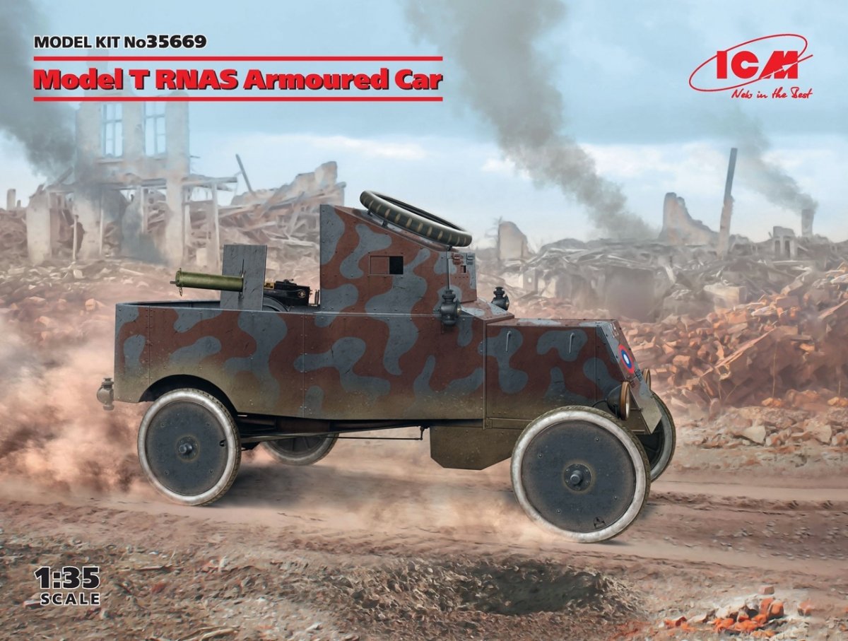 ICM 35669 Voiture blindée Model T RNAS 1/35