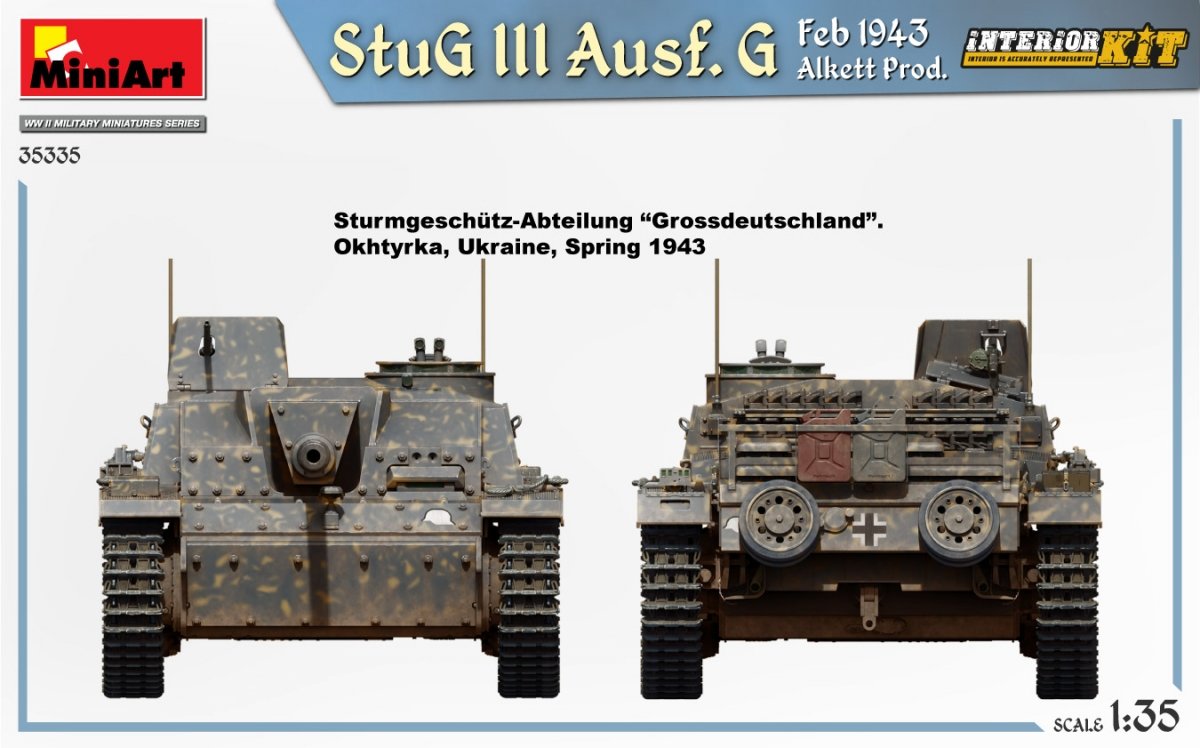 MiniArt 35335 StuG III Ausf. G février 1943 Alkett Prod. KIT INTÉRIEUR 1/35 – image 5