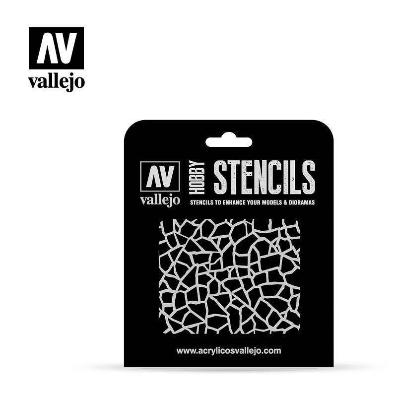Pochoir Vallejo ST-CAM003 Camouflage girafe Seconde Guerre mondiale 1/32