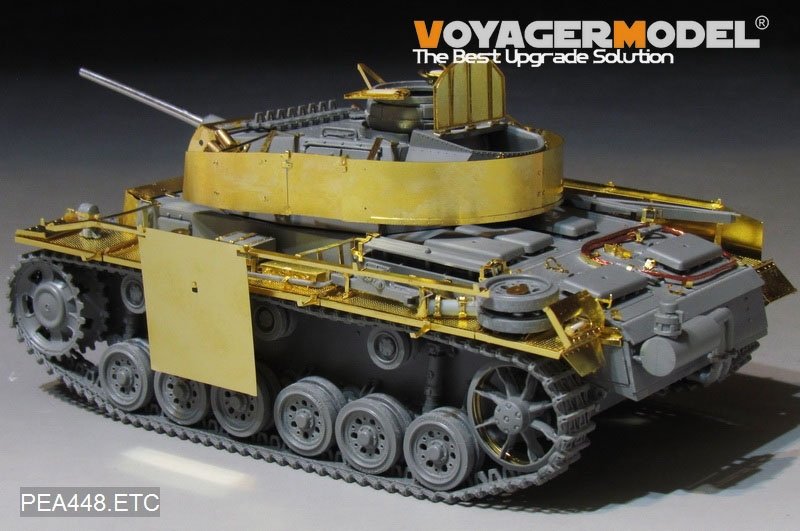 Voyager Model PEA448 WWII German Pz.Kpfw.III Ausf.M/N Additional Armour (For TAKOM) 1/35 – zdjęcie 4