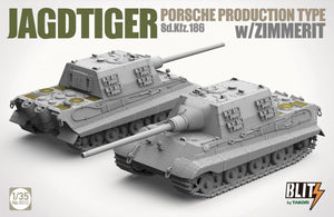 Takom 8012 JAGDTIGER PORSCHE TYPE DE PRODUCTION Sd.Kfz.186 avec ZIMMERIT 1/35 – image 3