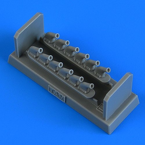 Échappement Quickboost QB48929 pour P-51D Mustang Tamiya 1/48