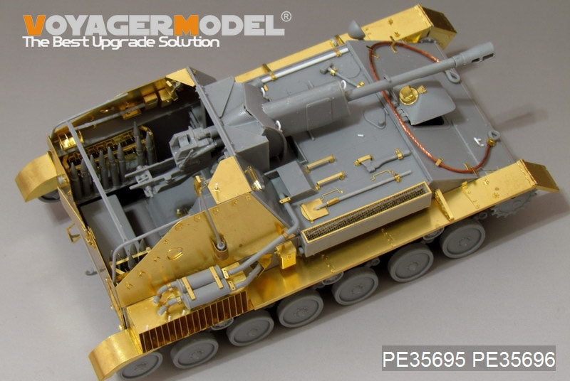 Maquette Voyager PE35695, canon automoteur russe SU-76 de la Seconde Guerre mondiale (modèle de base) pour MiniArt 35053 au 1/35 – image 6