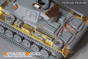 Kit de mise à niveau de base Voyager Model PE351252 pour maquette TAKOM 8011 au 1/35 du char allemand Pz.KPfw.III Ausf.N (première version) de la Seconde Guerre mondiale. – immagine 6