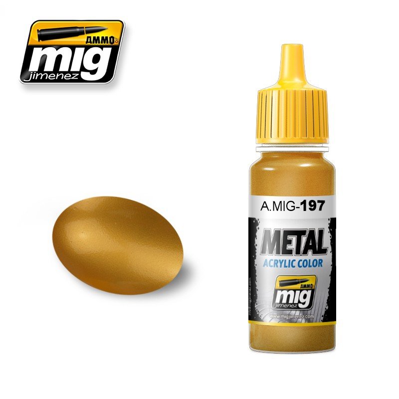 Munitions Mig Jimenez 0197 en laiton de 17 ml