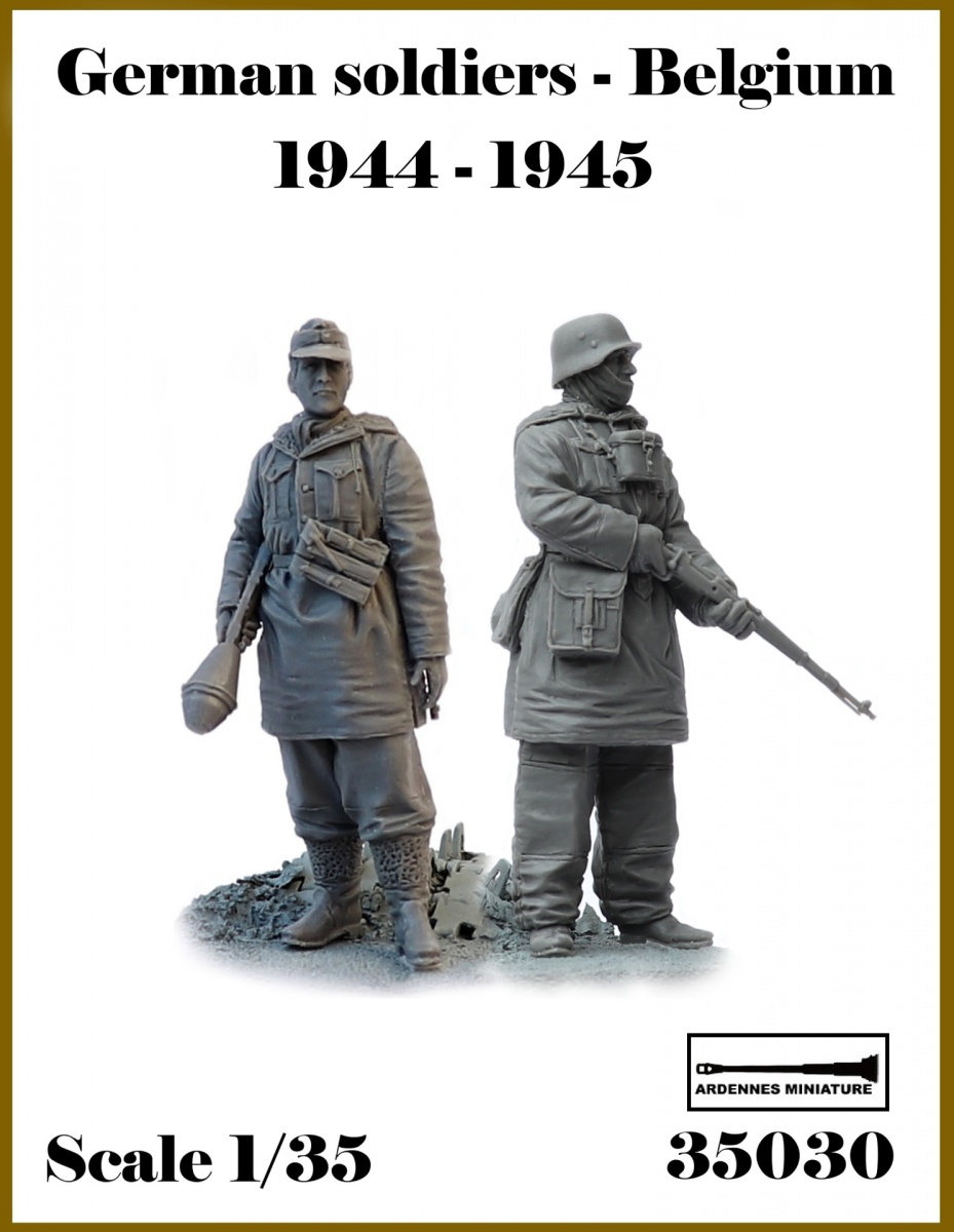 Ardennes Miniature 35030 SOLDATS ALLEMANDS - BELGIQUE 1944-1945 1/35