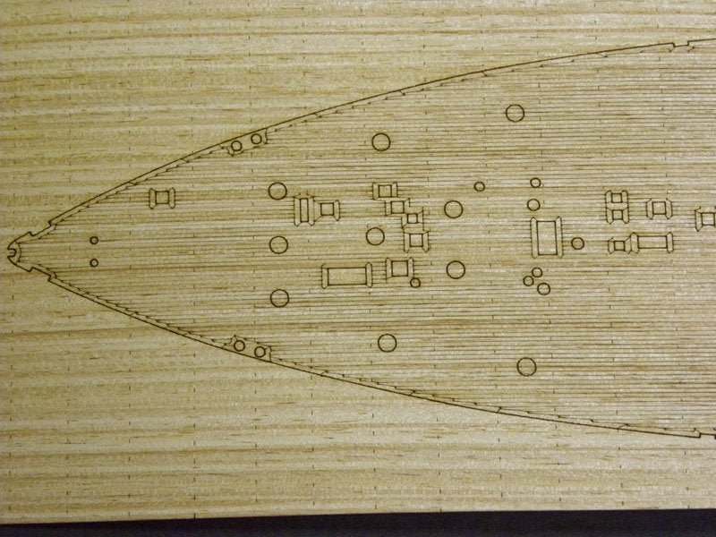 Pontos 35008WD1 HMS King George V Ensemble de pont en bois (1/350) – Bild 2