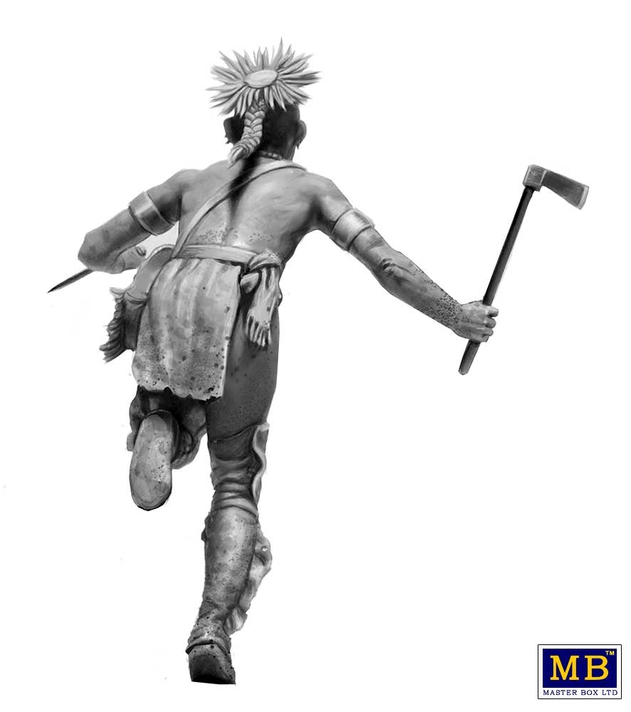 Master Box 35234 Les Mohicans. Série Guerres indiennes, XVIIIe siècle. Maquette n° 6, échelle 1/35 – image 6