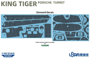 Suyata NO-008 King Tiger Tourelle Porsche avec intérieur complet 1/48 – Bild 6