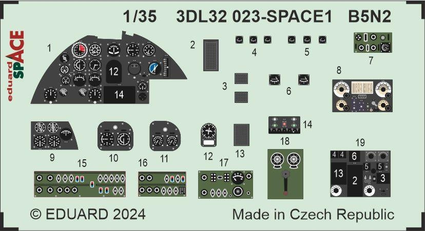 Maquette Eduard 3DL32023 B5N2 SPACE BORDER au 1/35  – Bild 3
