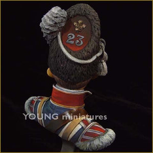 Young Miniatures YH1802 TAMBOUR 23e PIED FUSILEERS ROYAUX WELSH 1/10 – immagine 4