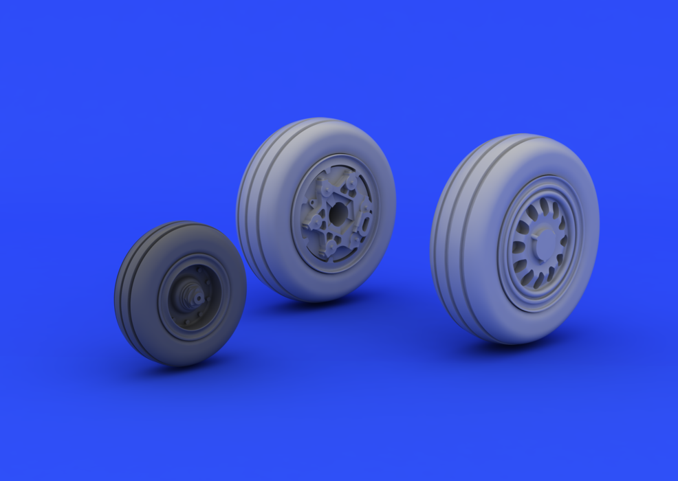 Roues Eduard 672040 F-16CJ Block 50 1/72 (TAMIYA) 