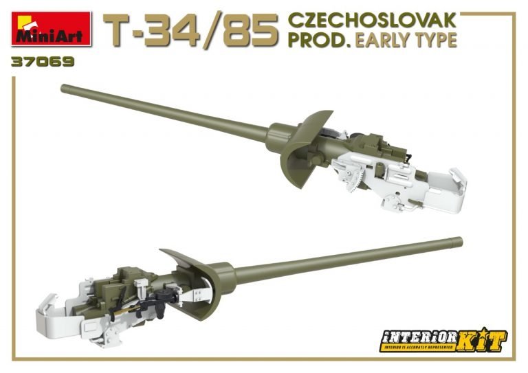 Miniart 37069 T-34/85 Production tchécoslovaque Type précoce 1/35 – immagine 12