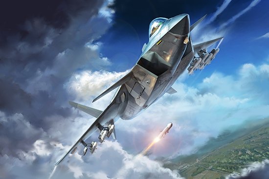 Trumpeter 05821 Chinese J-20 Mighty Dragon-Beast Mode 1/48