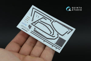 Quinta Studio QP35011 AH-1W inner parts of canopy frame (Trumpeter) 1/35