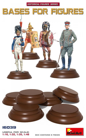 MiniArt 16039 SOCLE POUR FIGURINES 6 PCS 1/16