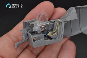 Intérieur imprimé en 3D et coloré sur papier décalcomanie Quinta Studio QD48103 Bf 109G-6 (pour maquette Tamiya) 1/48 – immagine 6