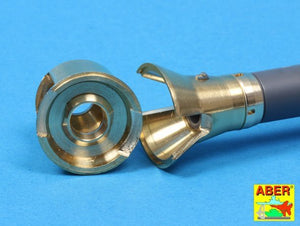 Aber 16L-08 Frein de bouche ancien pour le canon des premiers chars Tiger I et Tiger II (tourelle Porsche) / Frein de bouche ancien pour le canon de 8,8 cm des Tiger I et Tiger II (tourelle Porsche) allemands, échelle 1/16 – image 25