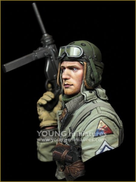 Young Miniatures YM1881 Équipage de char américain Seconde Guerre mondiale HELL ON WHEELS 1/10  – Bild 3