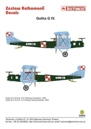Techmod 32053 Gotha G IV 1/32 – Bild 2